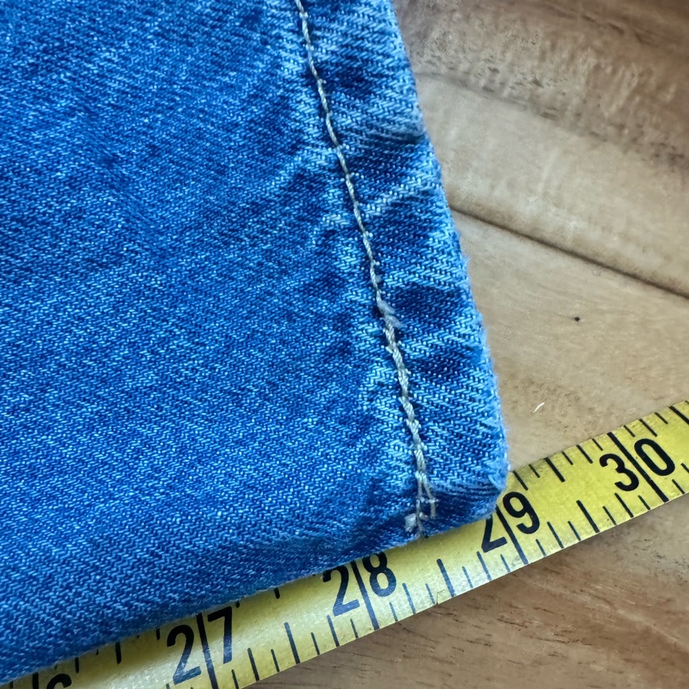 Levi’s Low Pro Straight Size 24 Blue Jeans - Picture 5 of 14